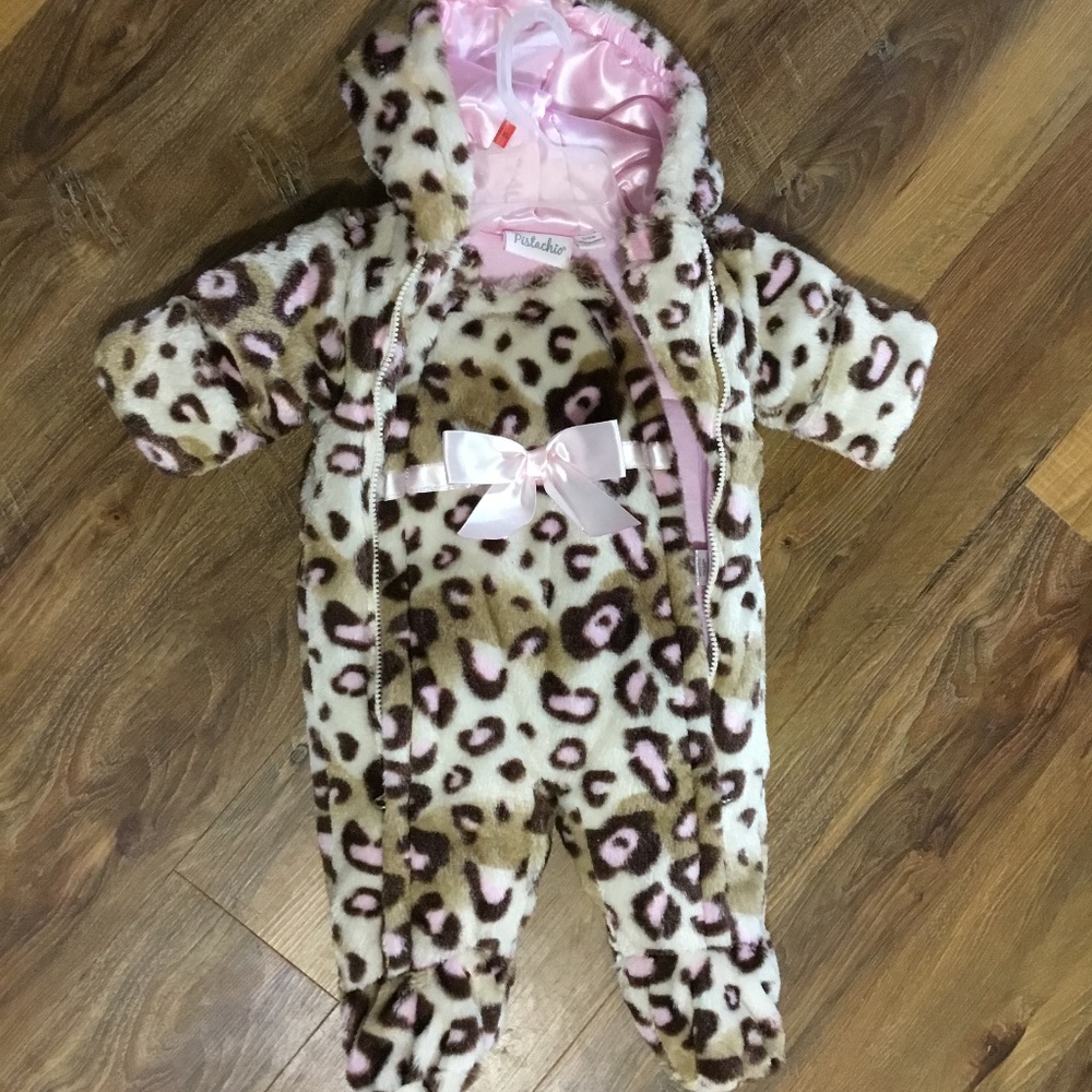 Girls baby snow suit